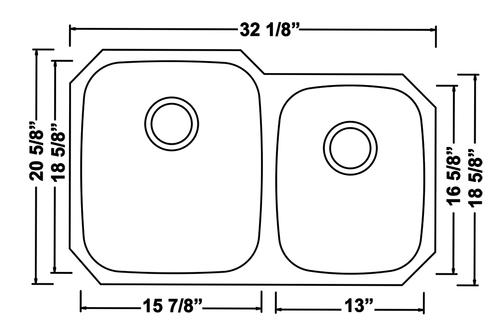 6040 Stainless Steel Sink Fresh Countertop